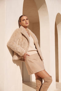 ANDREA WOOL SHORT COAT