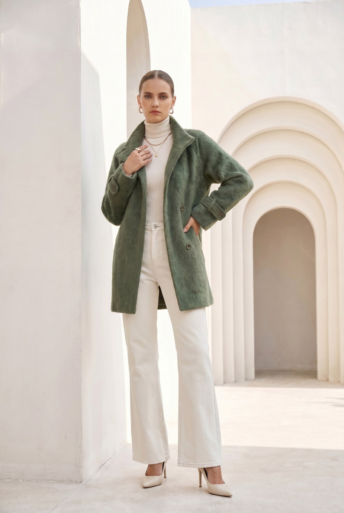 EDEN WOOL SHORT COAT