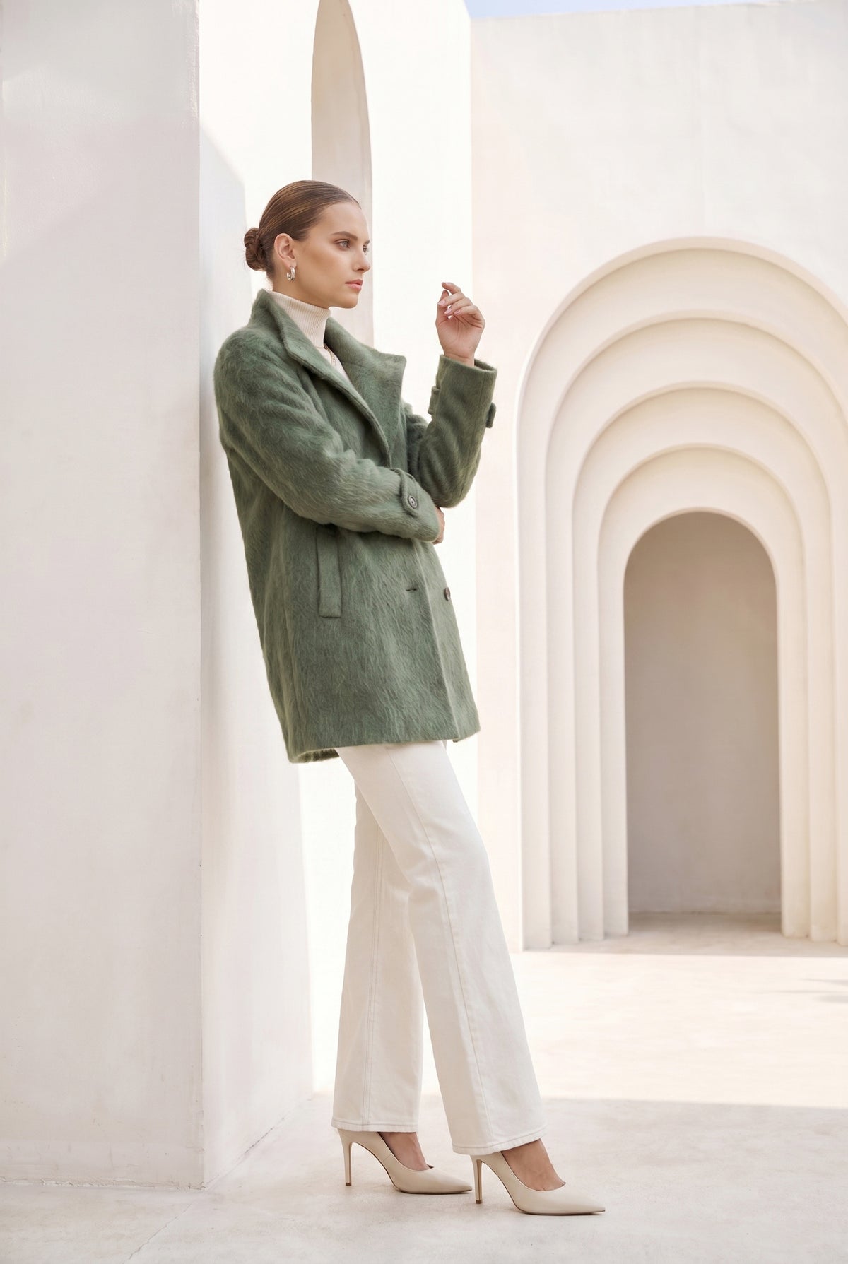 EDEN WOOL SHORT COAT