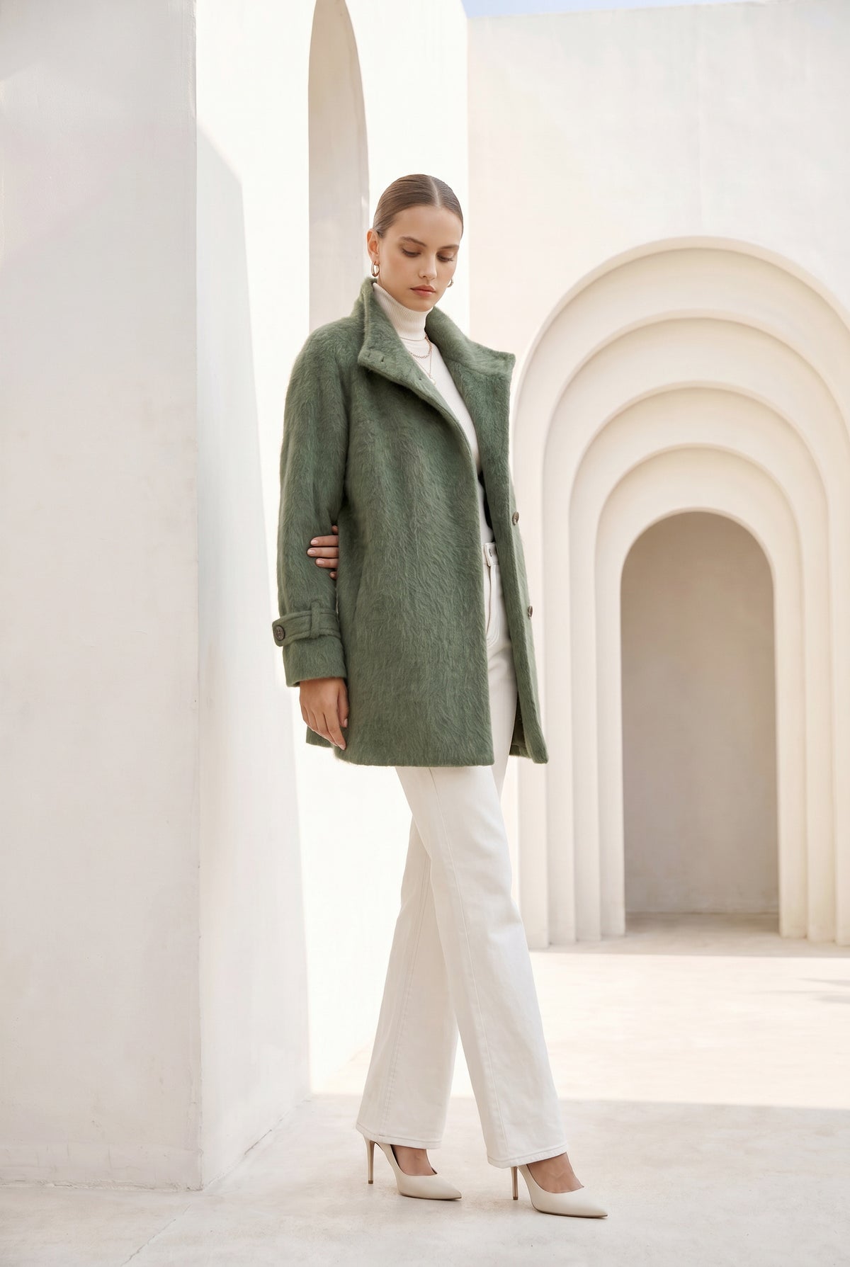 EDEN WOOL SHORT COAT