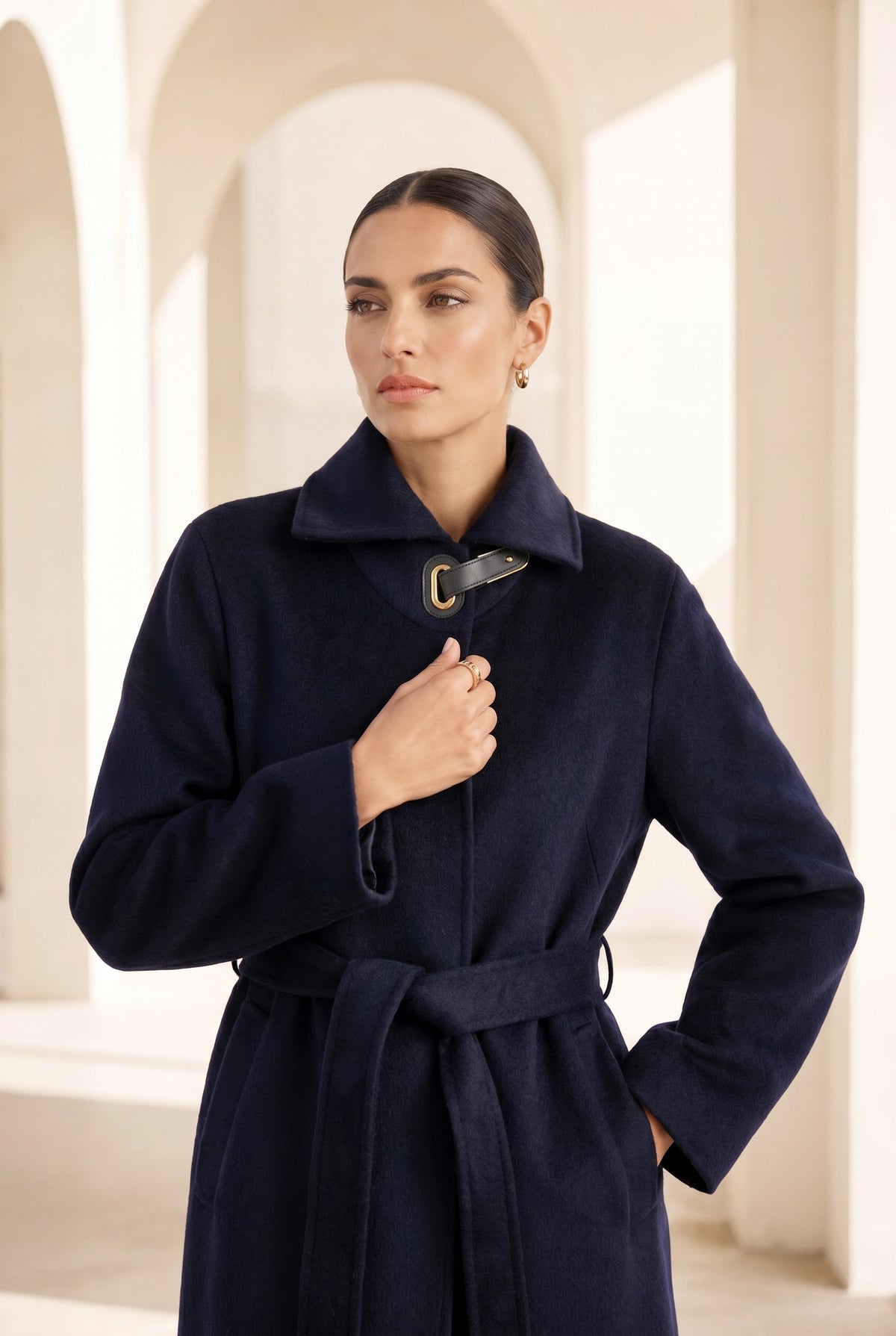 MARINA WOOL LONG COAT
