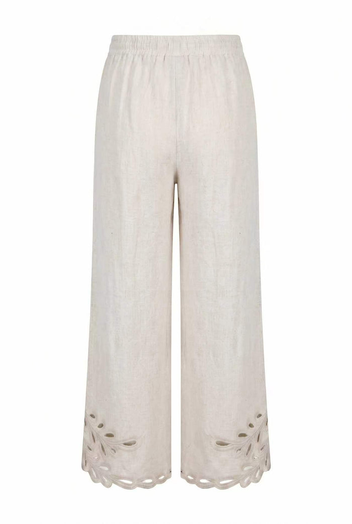 IVY EMBROIDERED PANTS