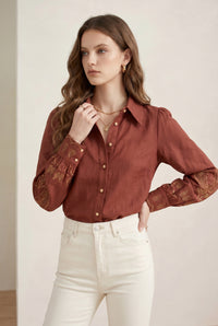 TANEYA EMBROIDERED SHIRT
