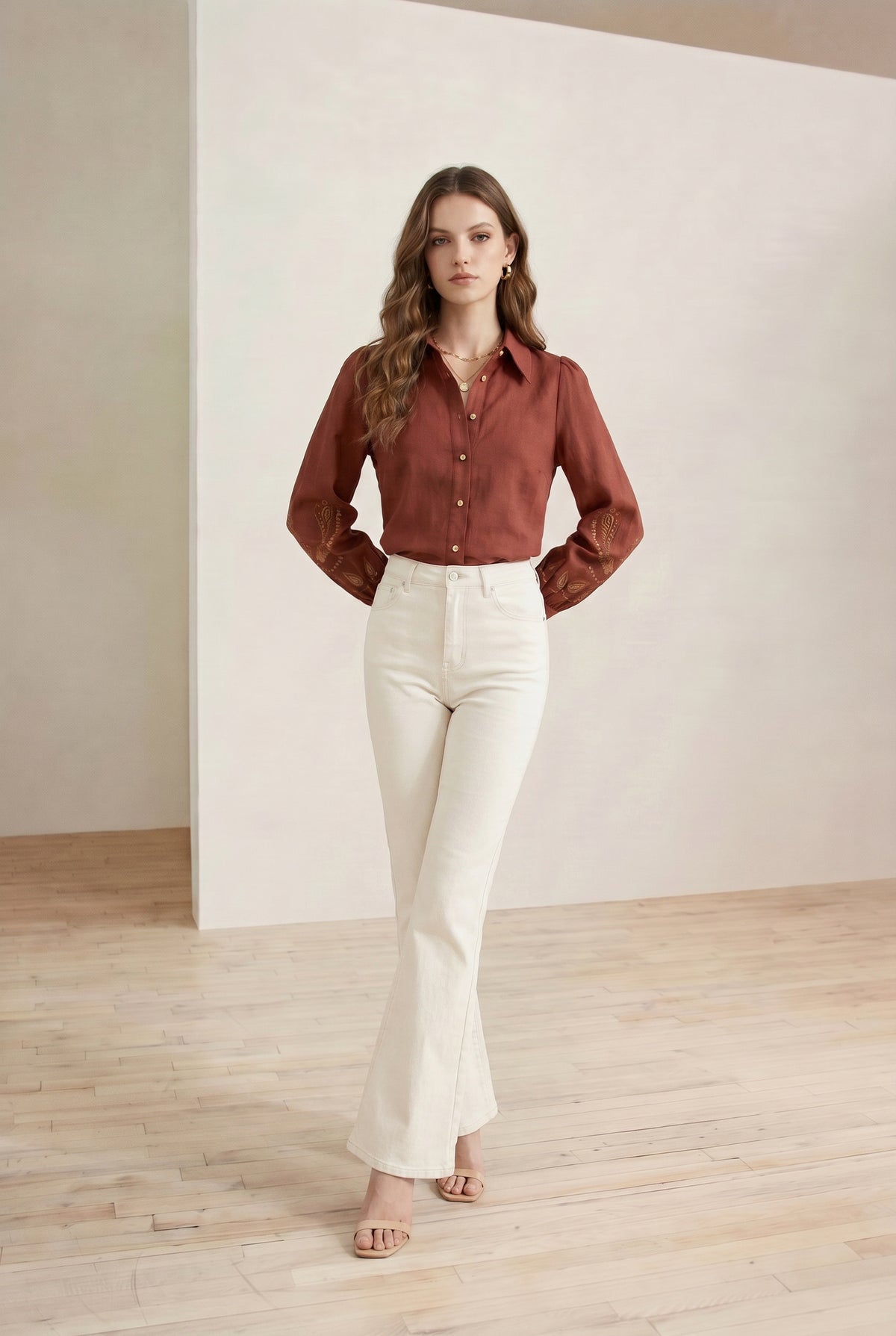 TANEYA EMBROIDERED SHIRT