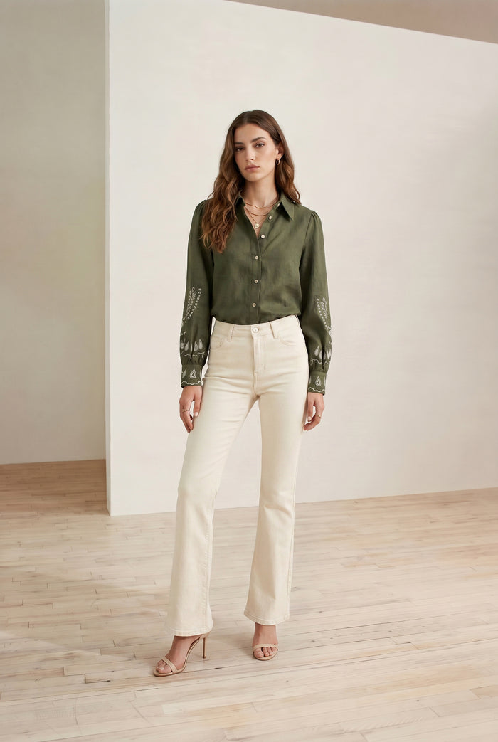 TANEYA EMBROIDERED SHIRT