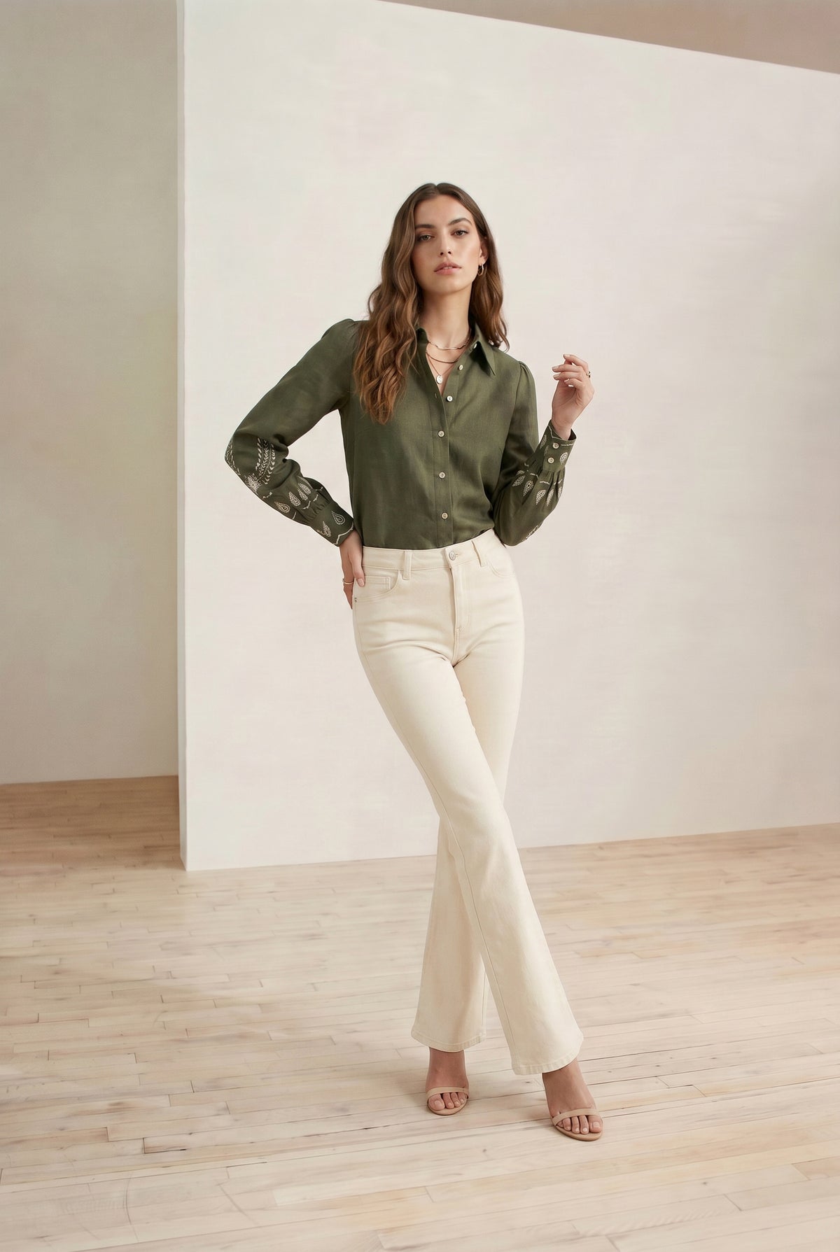 TANEYA EMBROIDERED SHIRT