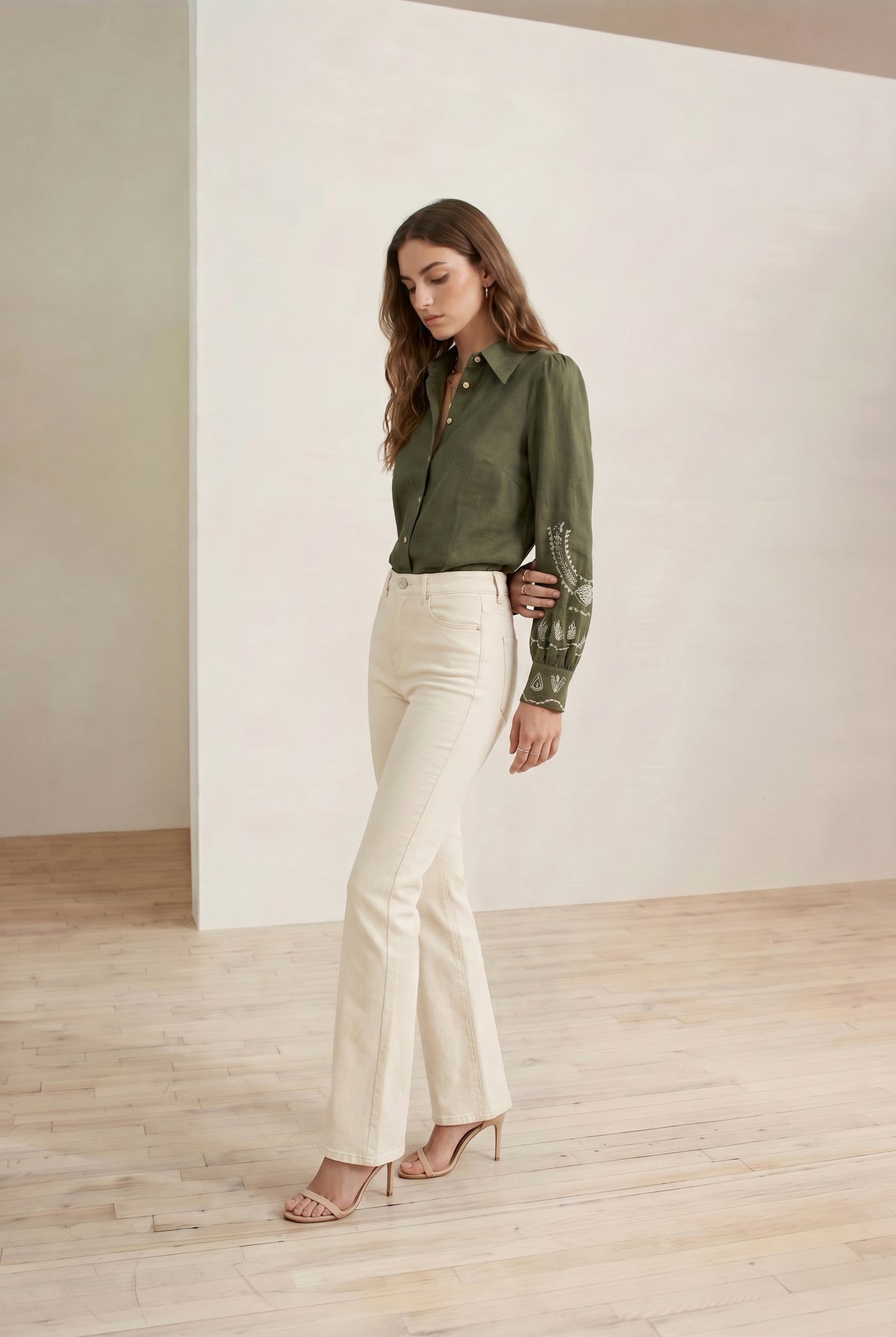 TANEYA EMBROIDERED SHIRT