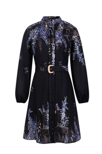 AERIN LONG SLEEVES SHORT DRESS