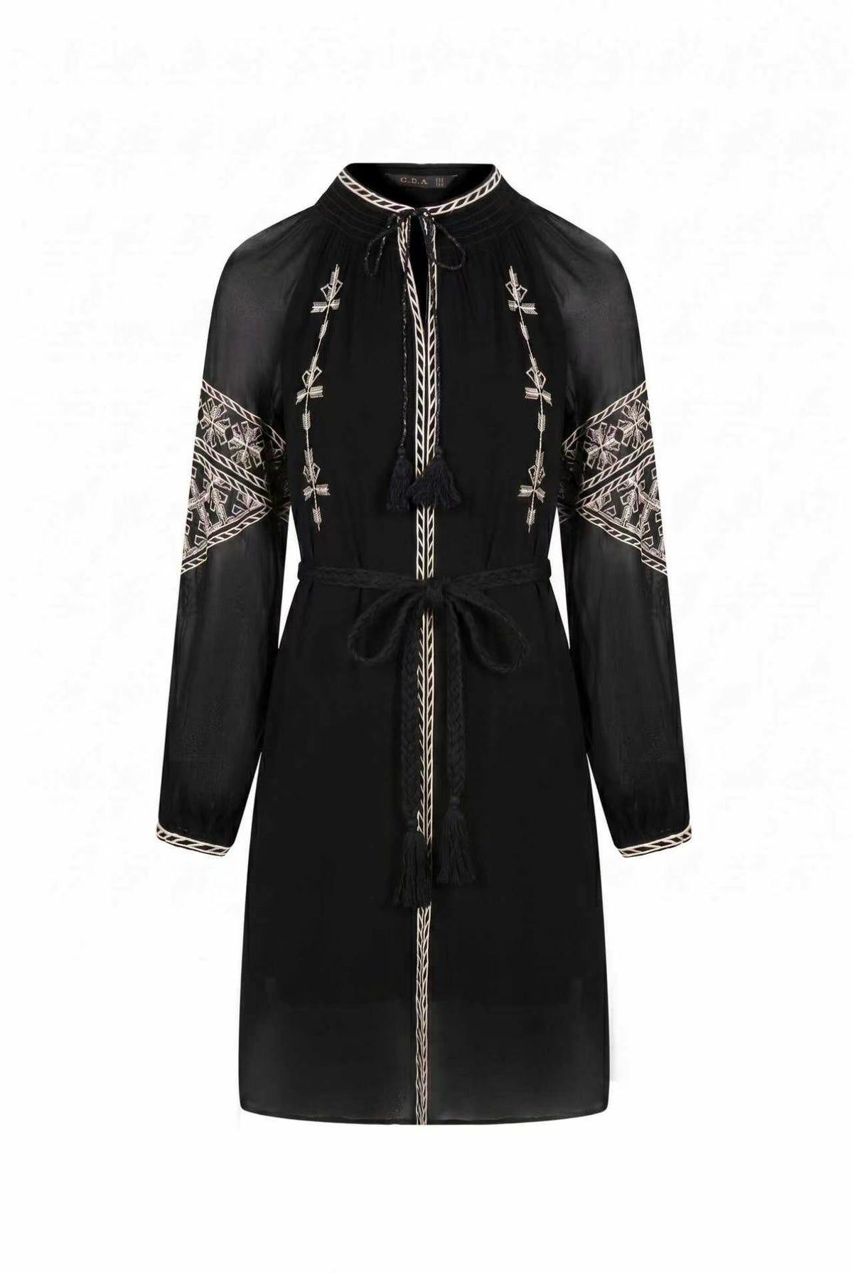 ISABELLA EMBROIDERED SHORT DRESS