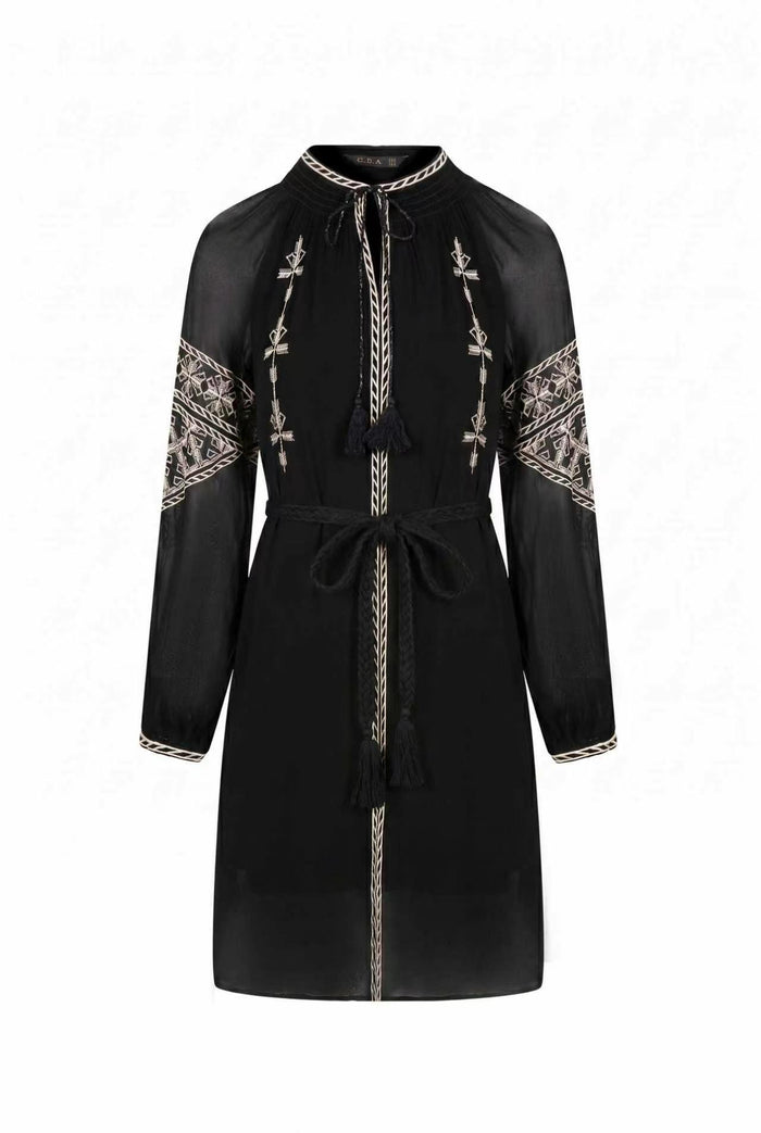ISABELLA EMBROIDERED SHORT DRESS