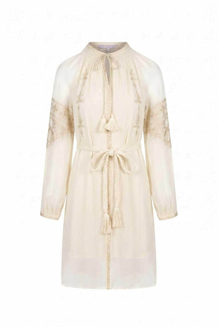 ISABELLA EMBROIDERED SHORT DRESS