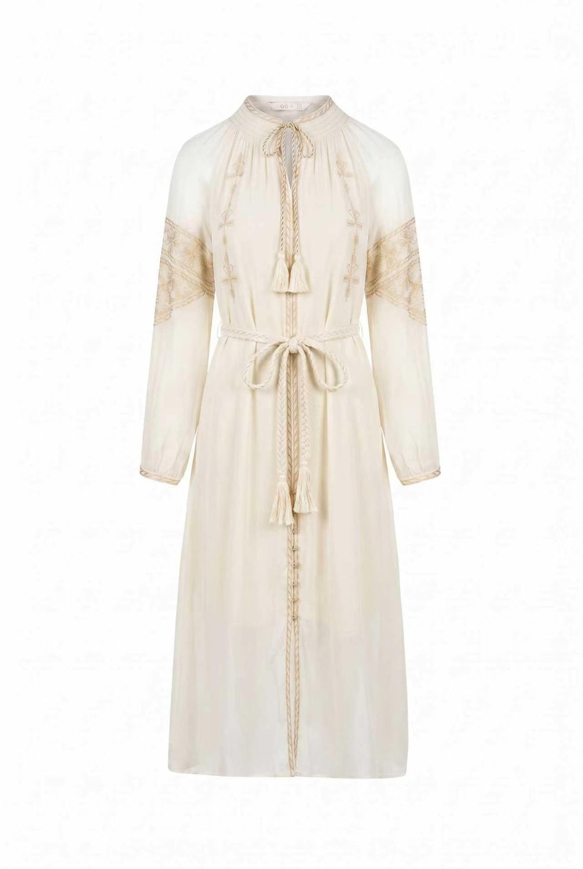 ISABELLA EMBROIDERED LONG DRESS