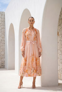INES TENCEL LONG DRESS