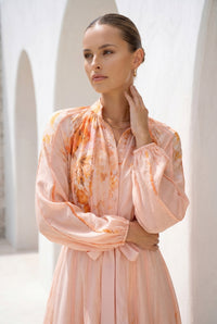 INES TENCEL LONG DRESS
