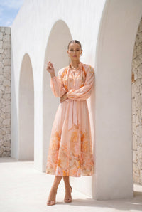 INES TENCEL LONG DRESS