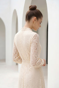 IRINA BELTED LONG DRESS