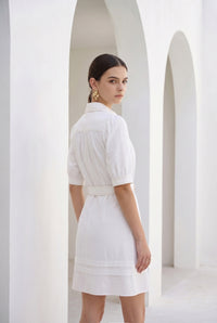 CELINE SHORT SLEEVES SHORT DRESS