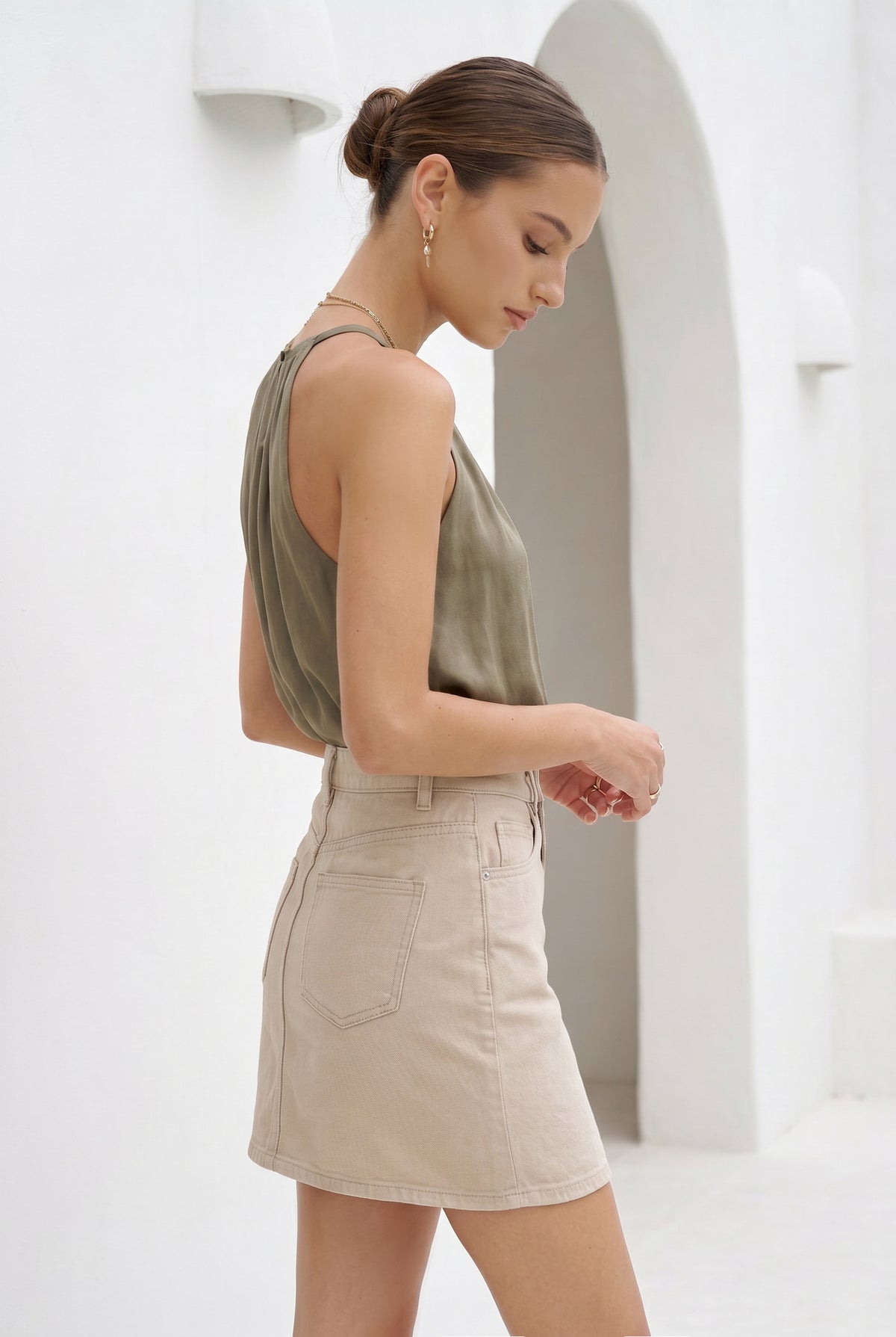 CLAUDETTE CUPRO TOP