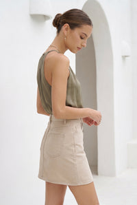 CLAUDETTE CUPRO TOP