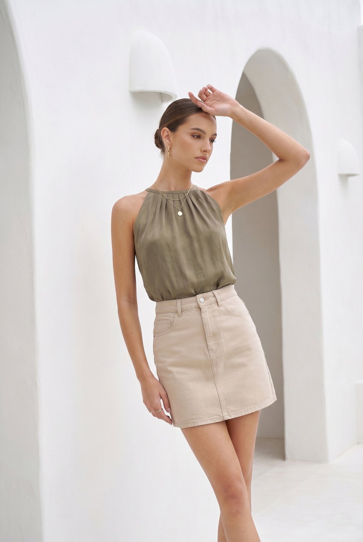 CLAUDETTE CUPRO TOP