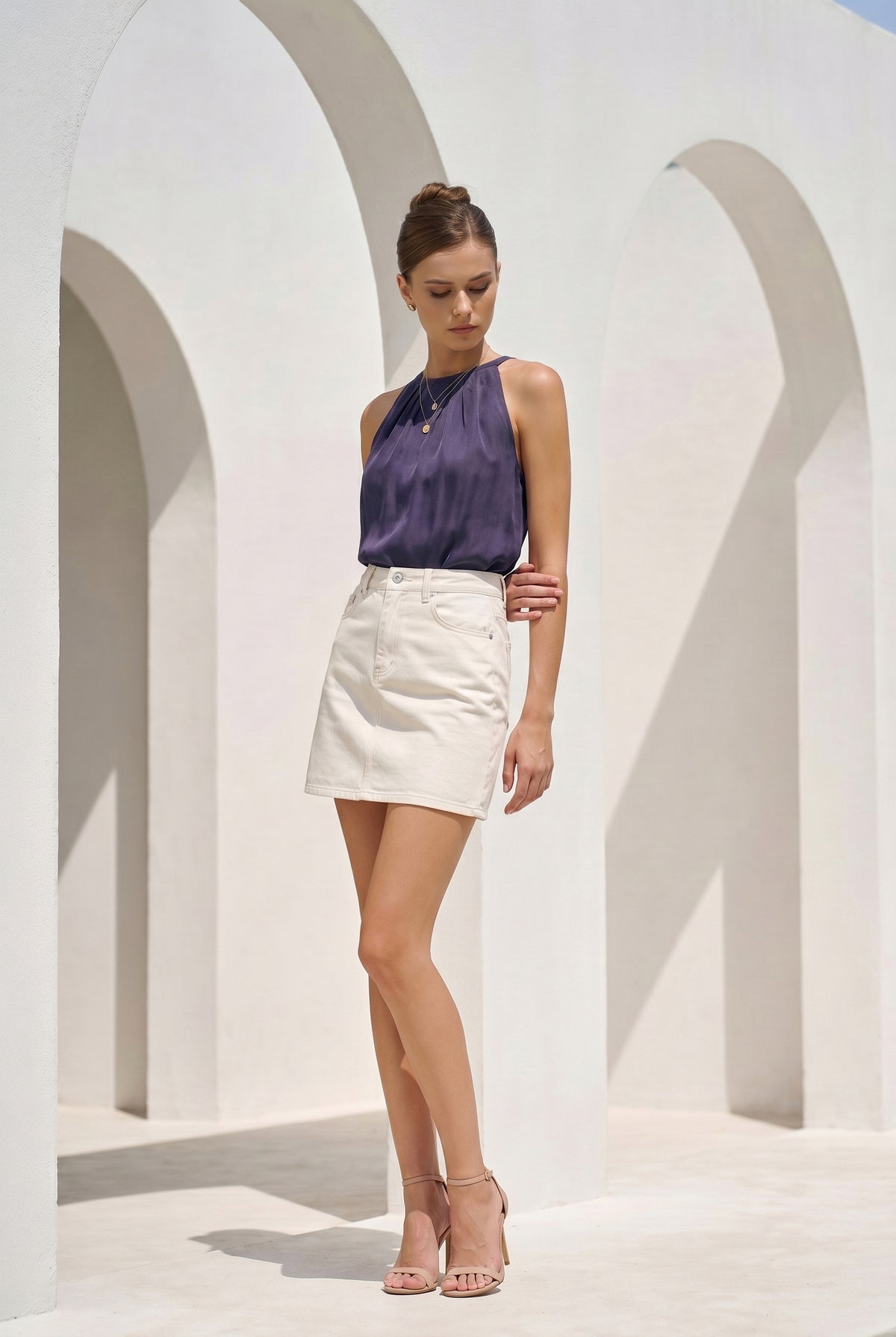 CLAUDETTE CUPRO TOP