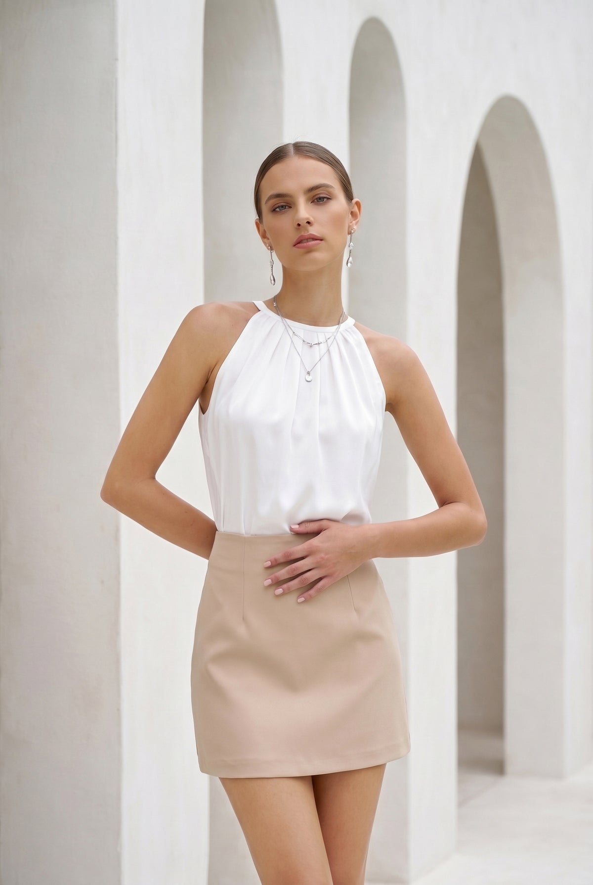CLAUDETTE CUPRO TOP
