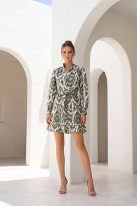 ABYSS LONG SLEEVES SHORT DRESS