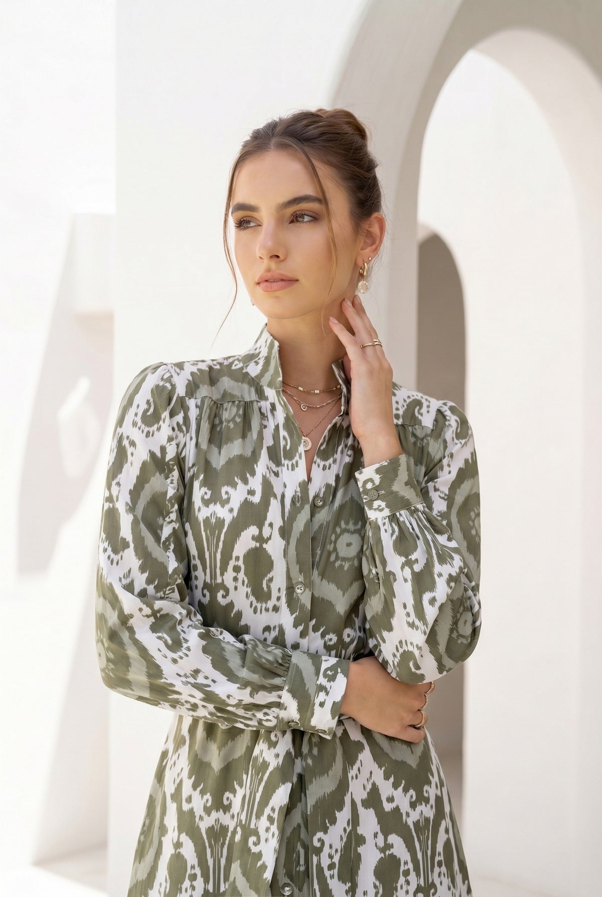 ABYSS LONG SLEEVES SHORT DRESS