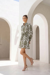 ABYSS LONG SLEEVES SHORT DRESS