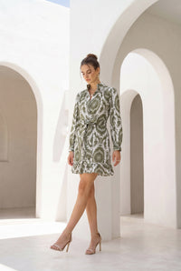 ABYSS LONG SLEEVES SHORT DRESS