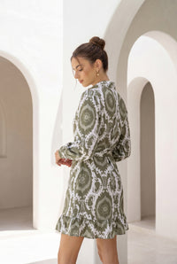 ABYSS LONG SLEEVES SHORT DRESS