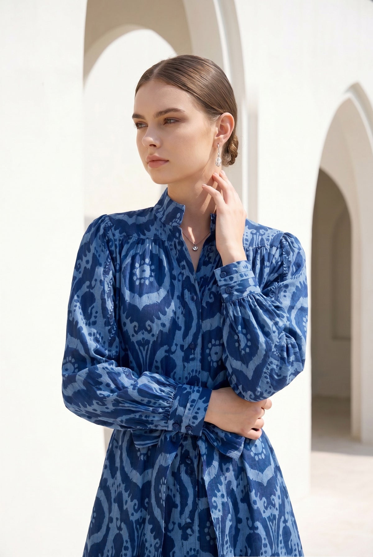 ABYSS LONG SLEEVES SHORT DRESS