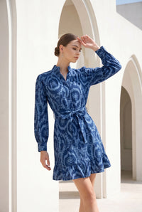 ABYSS LONG SLEEVES SHORT DRESS