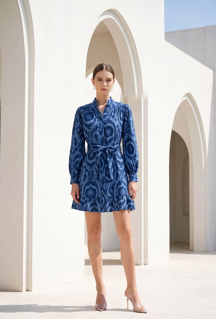 ABYSS LONG SLEEVES SHORT DRESS