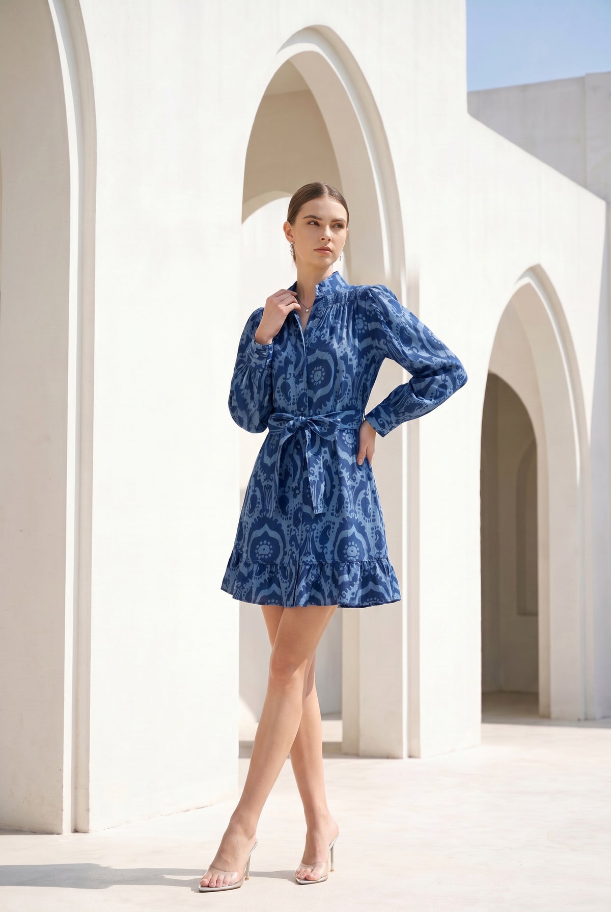 ABYSS LONG SLEEVES SHORT DRESS