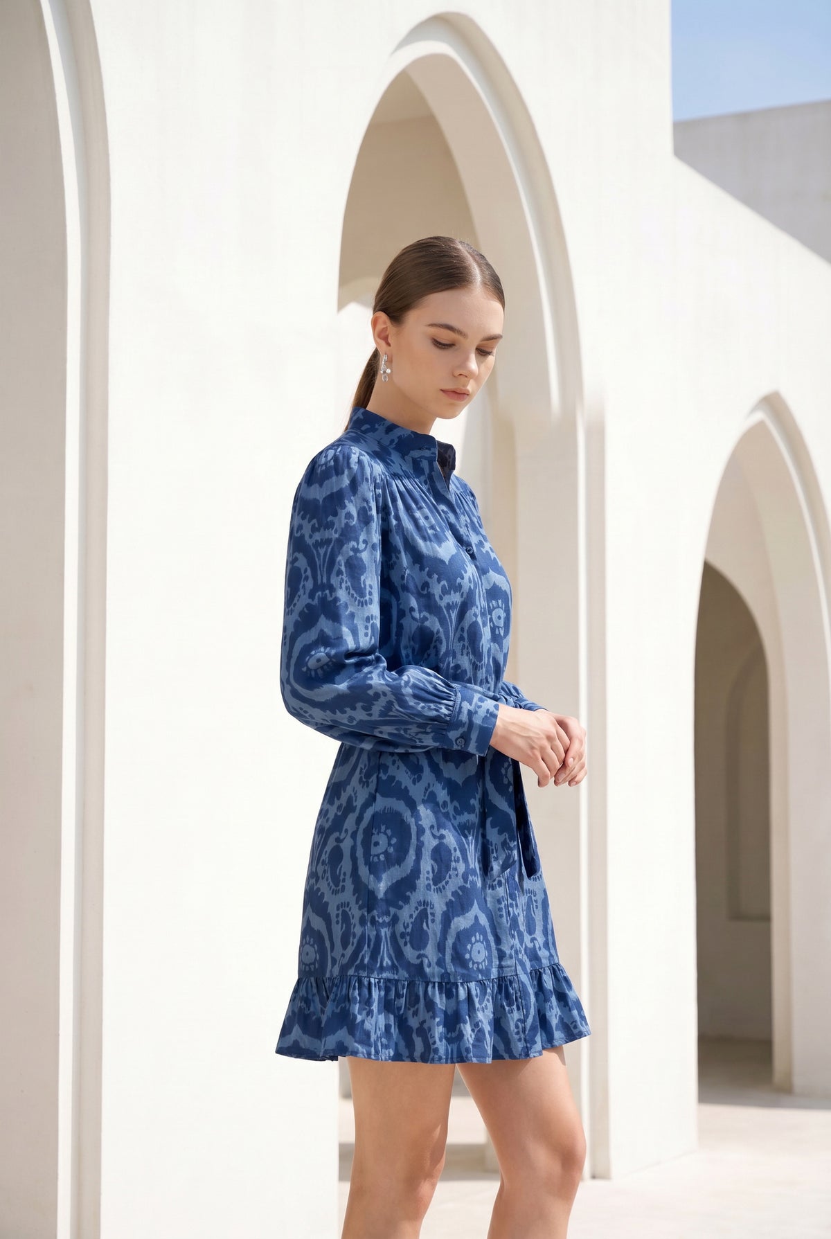 ABYSS LONG SLEEVES SHORT DRESS