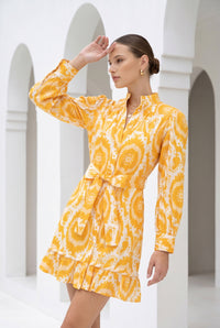 ABYSS LONG SLEEVES SHORT DRESS