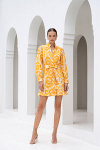 ABYSS LONG SLEEVES SHORT DRESS