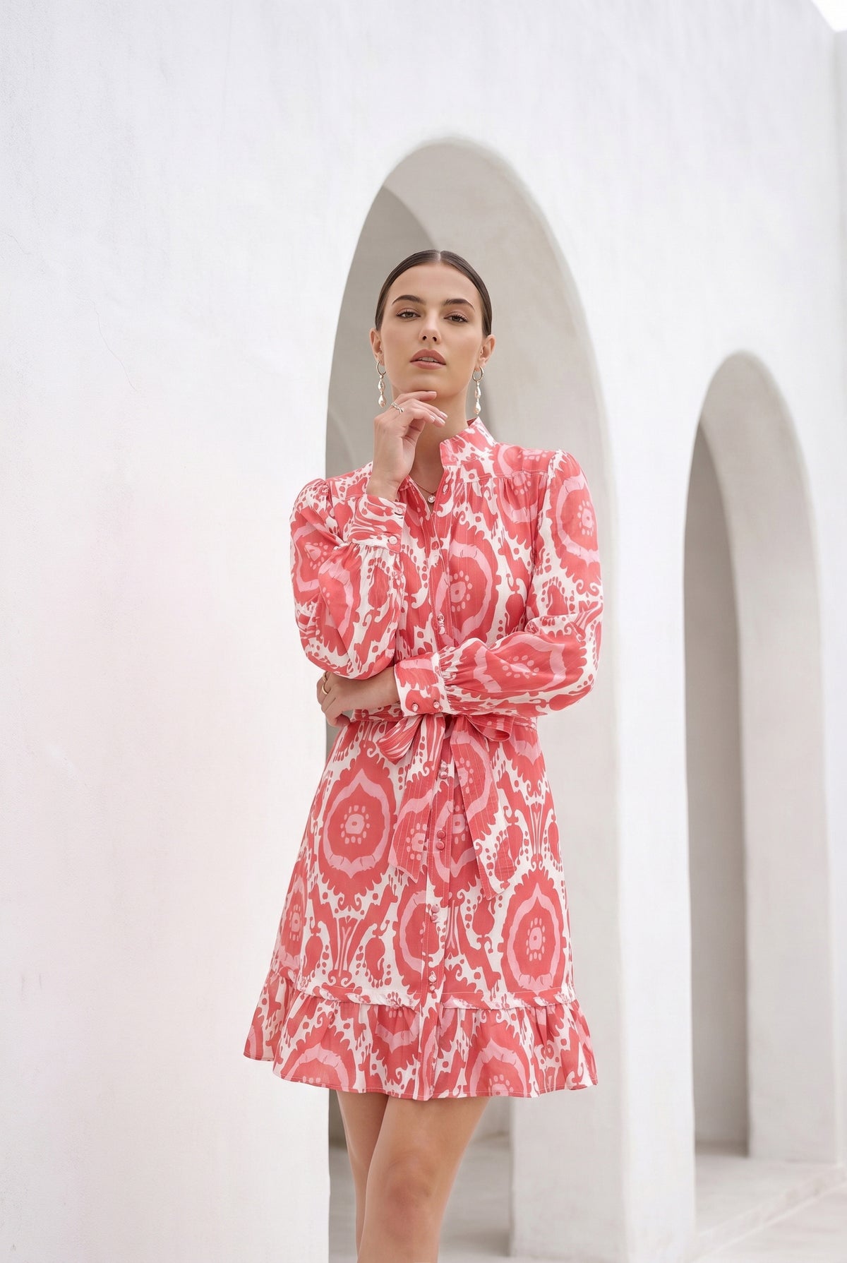 ABYSS LONG SLEEVES SHORT DRESS