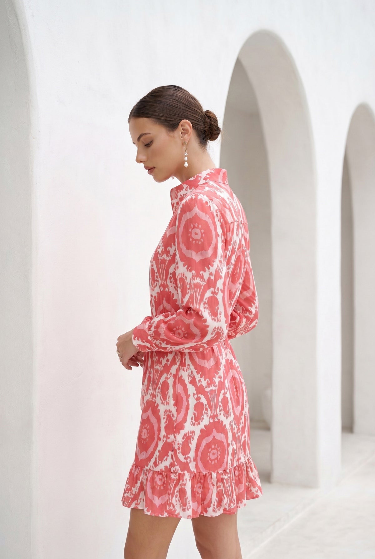 ABYSS LONG SLEEVES SHORT DRESS