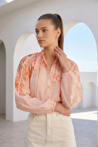 INES TENCEL BLOUSE