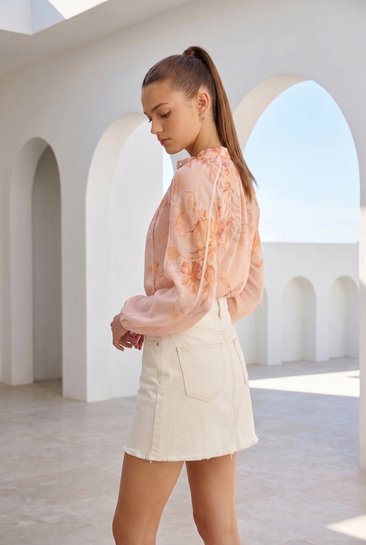 INES TENCEL BLOUSE