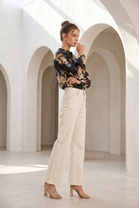 INES TENCEL BLOUSE