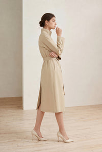 DROP SHOULDER TRENCH COAT