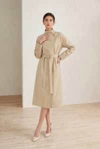 DROP SHOULDER TRENCH COAT