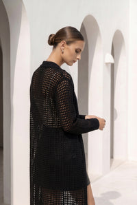 SOPHIE KNIT LONG CARDIGAN