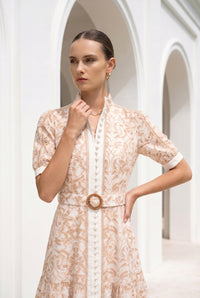 NAOMI SHORT SLEEVES SHORT DRESS