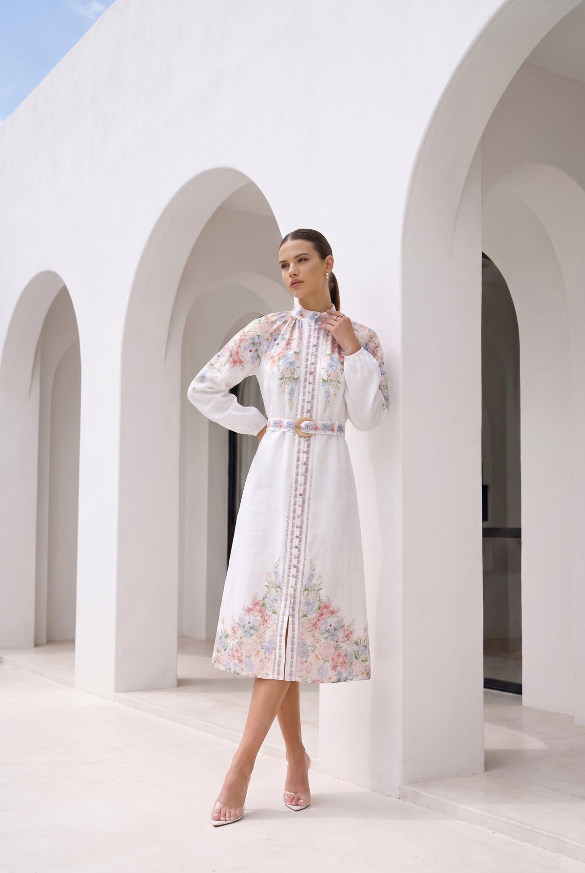 CELESTE LONG SLEEVES DRESS