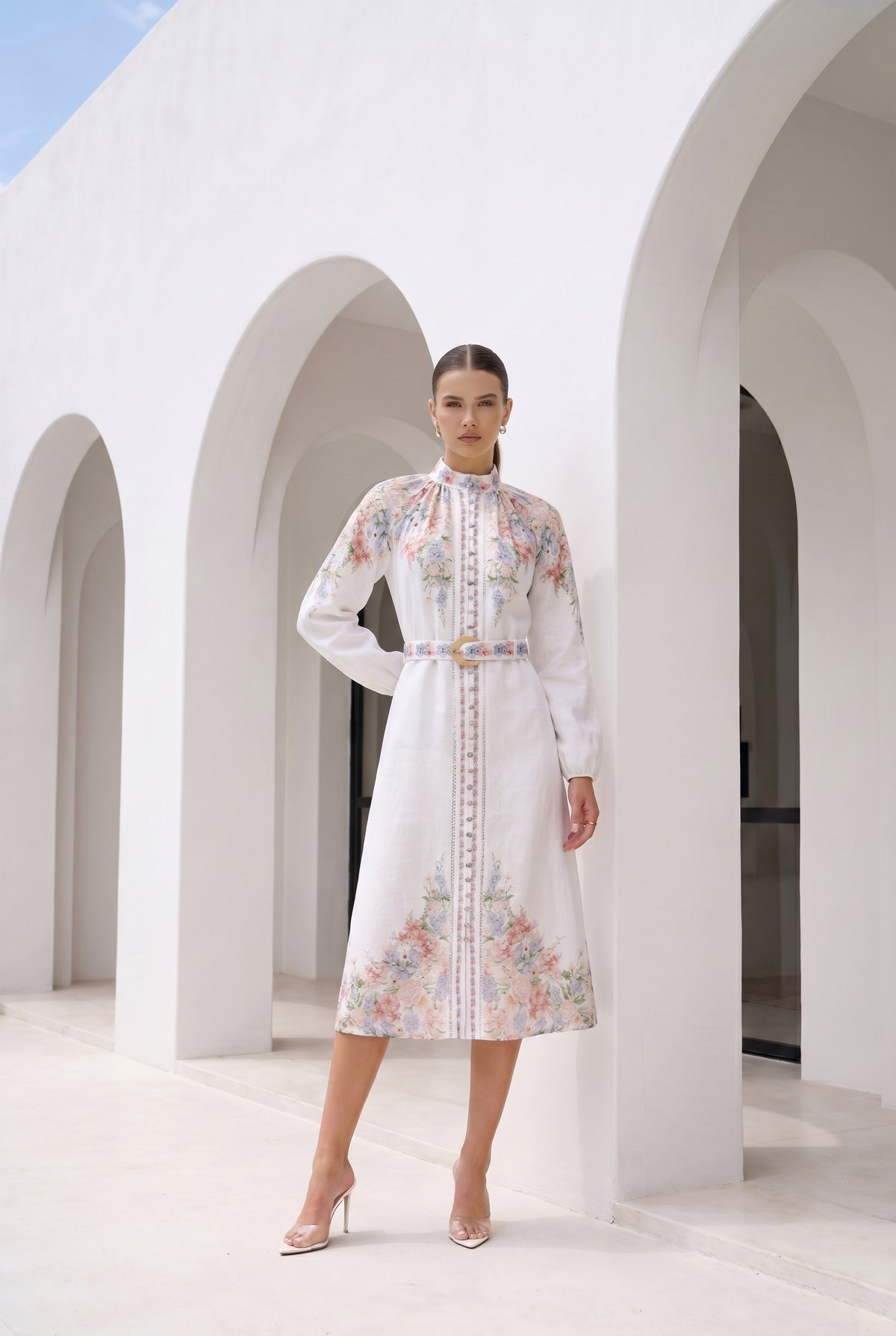 CELESTE LONG SLEEVES DRESS