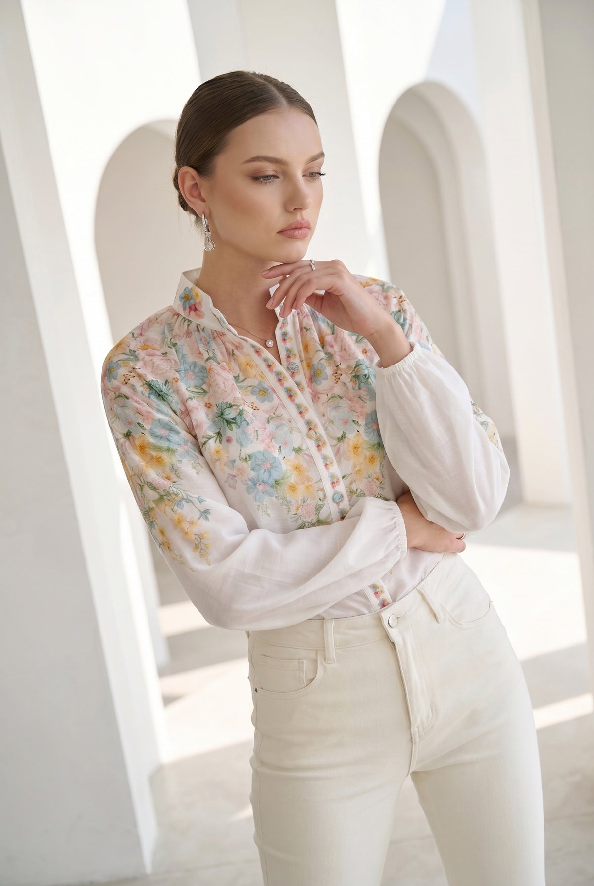 CELESTE LONG SLEEVES BLOUSE